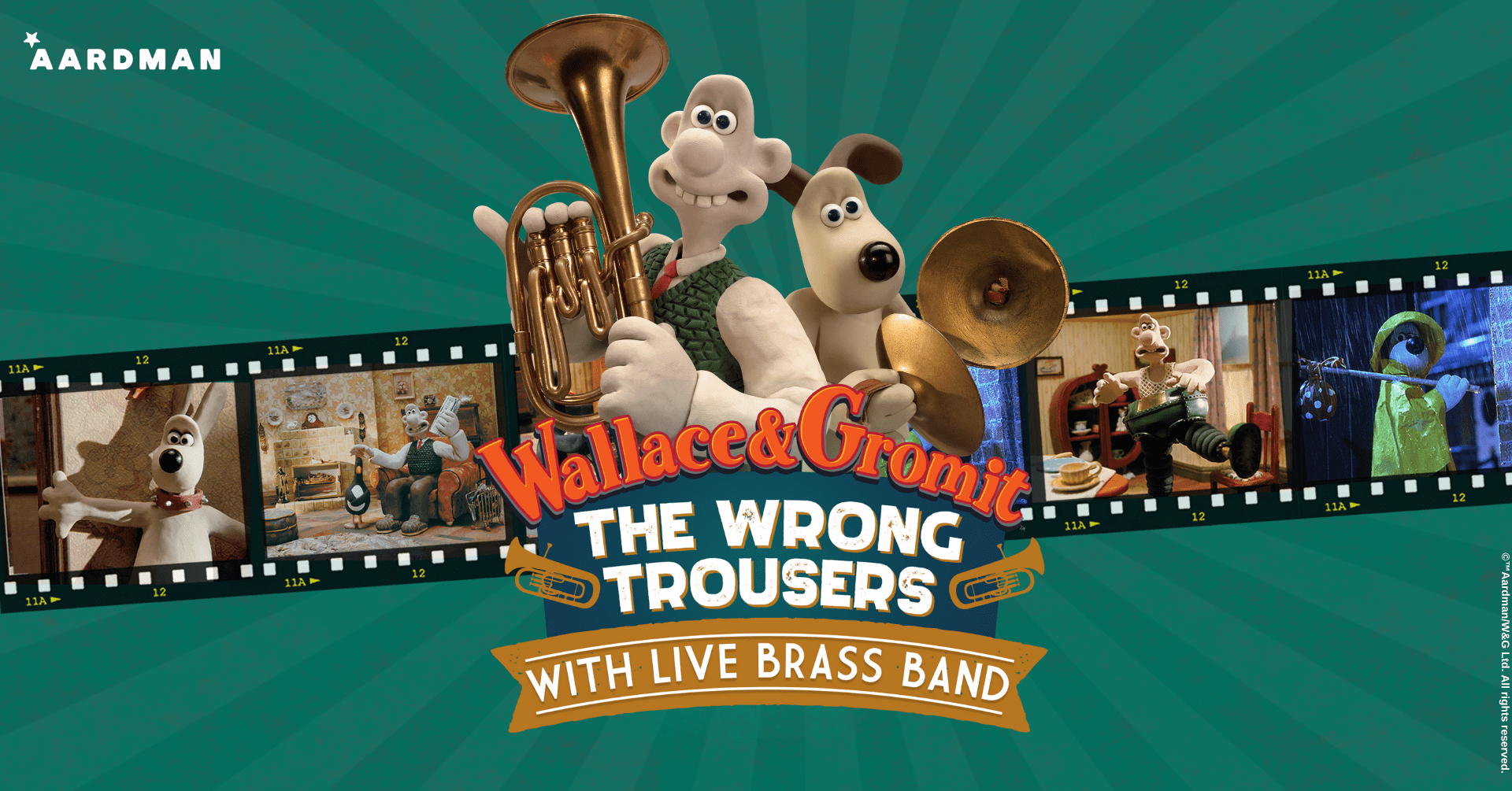 Wallace & Gromit: The Wrong Trousers with Live Brass Band